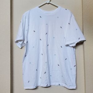 Chubbies White Tee.  Size Large